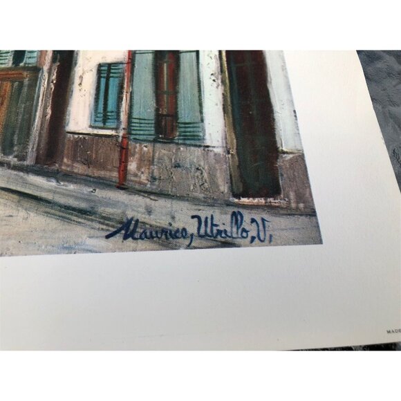 Vintage Art Prints MONTMARTRE SCENES By Utrillo Set of 4 - Picture 5 of 10